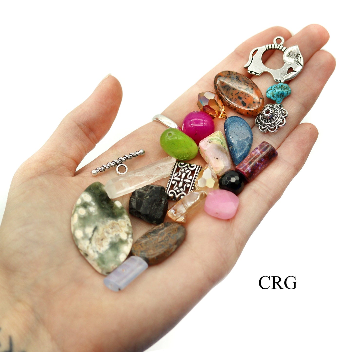 Crystal River Gems LLC - 5oz Lot - Lucky Bead Scoop of Treasures!!