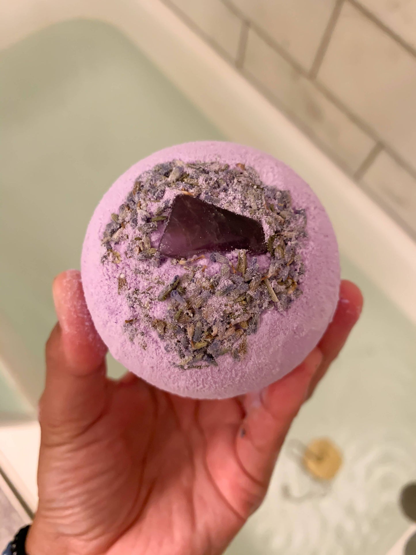 Third Eye Crystal Bath Bomb for Intution