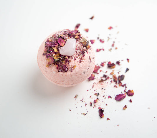 Infinite Love Rose Crystal Bath Bomb