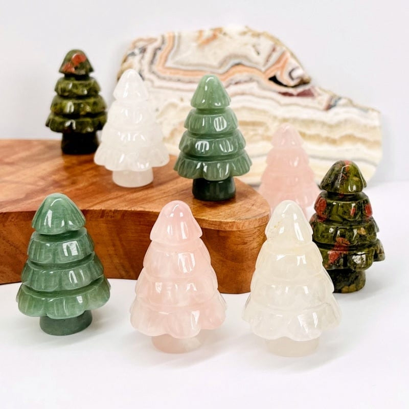 Gemstone Christmas Tree - Craved Stone